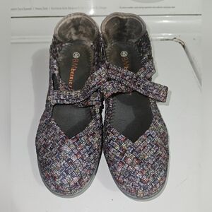 Bernie Mev Lulia Women’s Woven Slip-On Wedge Comfort Shoes Multicolor!